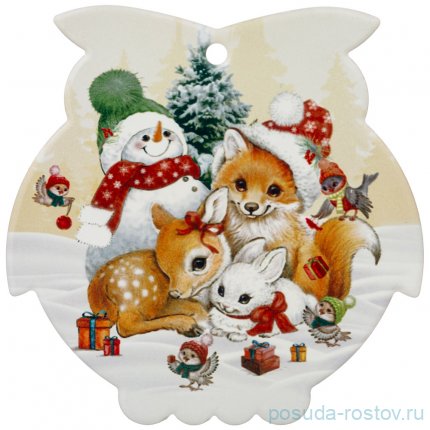 Подставка под горячее 16 х 16 см &quot;веселые друзья&quot; / 262784