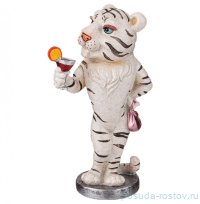Фигурка 8 х 7,5 х 15,5 см белая &quot;Тигруля&quot; / 268810