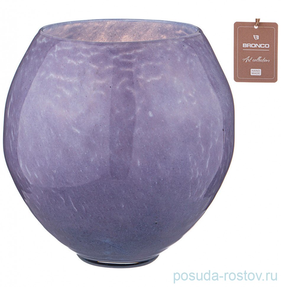 Ваза для цветов 21 см  шар "art collection /violet" / 290307