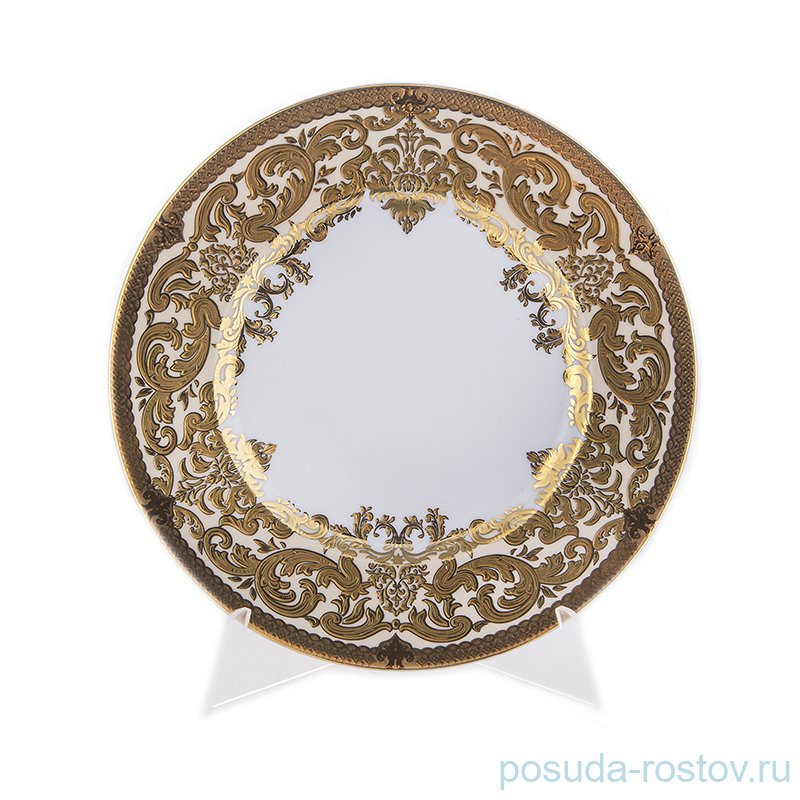 Набор тарелок 23 см 6 шт "Фавола /Крем в золотой роскоши" / 147893 Набор тарелок 23 см 6 шт "Фавола /Крем в золотой роскоши" / 147893
