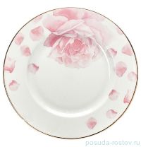 Набор тарелок 19 см 6 шт &quot;Камила /Розовая роза&quot; / 153036