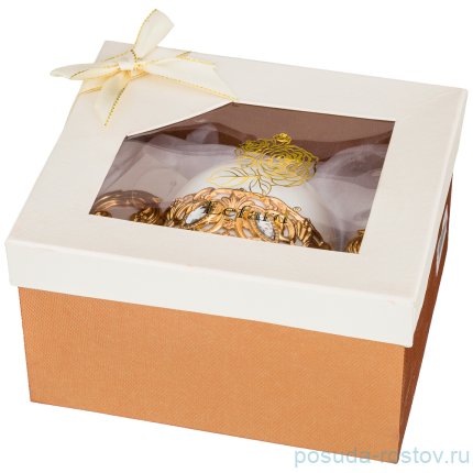 Сахарница 250 мл на металлической подставке &quot;Плюмаж /Стразы /золото&quot; / 188940