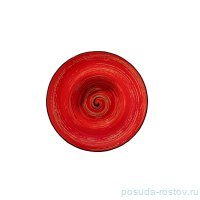 Тарелка 20 см глубокая красная &quot;Spiral&quot; / 261552