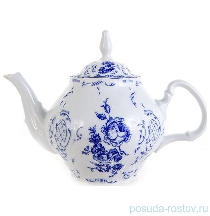 Заварочный чайник 1,2 л &quot;Бернадотт /Синие розы&quot; / 117292