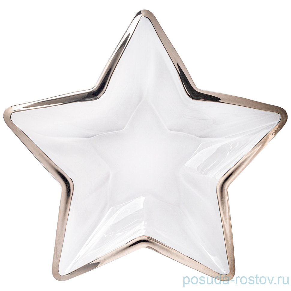 Блюдо 35 см Звезда "Stella Platinum" / 234118