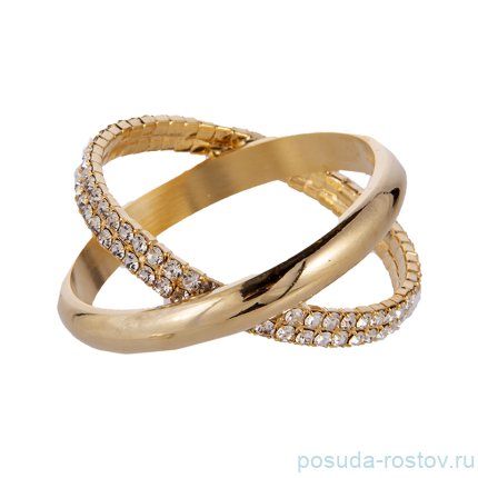 Кольцо для салфетки 5 см латунь &quot;Кольца /золото&quot; / 205743