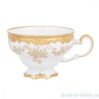 Чашка чайная 210 мл 1 шт &quot;Кастэл /Золотой цветочный узор&quot; / 222485