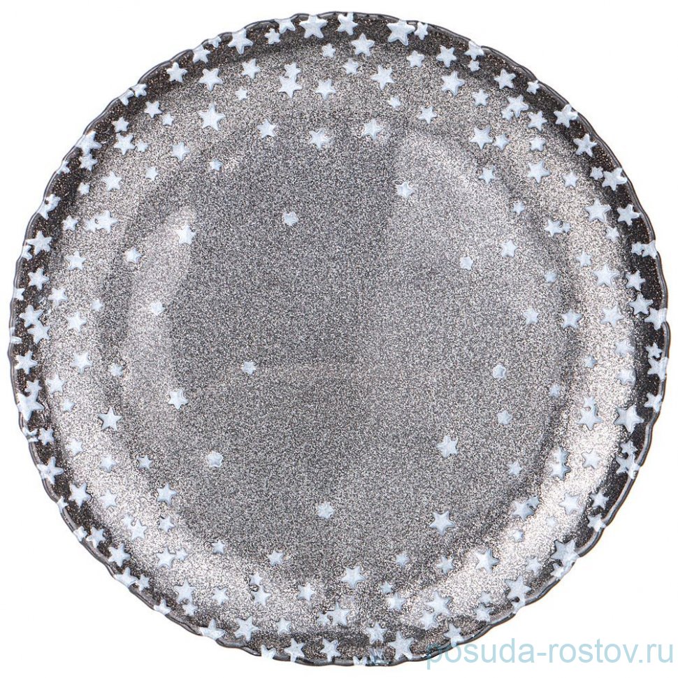 Тарелка 28 см "Stars grey" / 332158