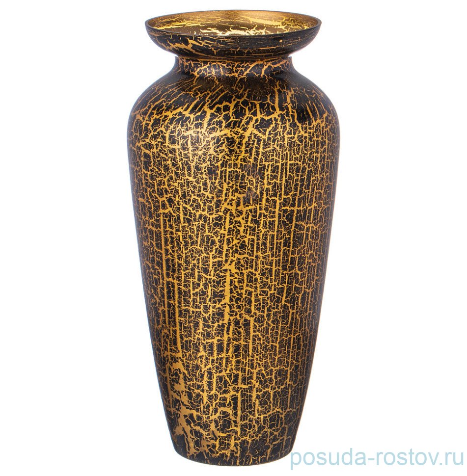 Ваза для цветов 28 см "Craquelure black" / 338922 Ваза для цветов 28 см "Craquelure black" / 338922