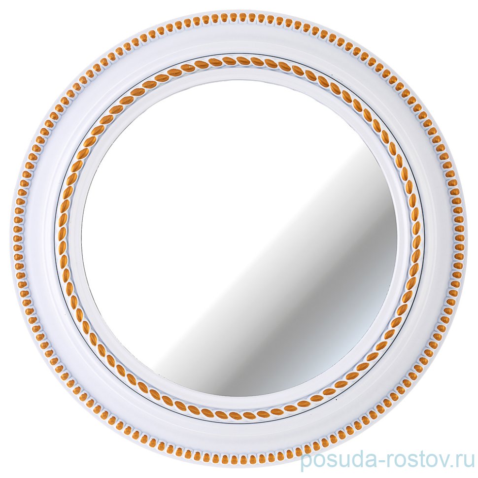 Зеркало настенное 52 см круглое белое "lovely home" / 188012 Зеркало настенное 52 см круглое белое "lovely home" / 188012