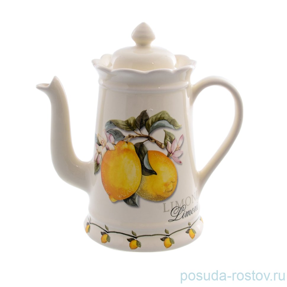 Кофейник 900 мл "Artigianato ceramico /Лимоны" / 156825 Кофейник 900 мл "Artigianato ceramico /Лимоны" / 156825