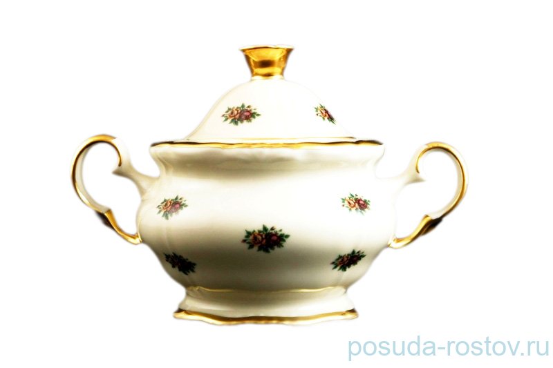 Сахарница 350 мл "Анжелика /Маленькие розочки" / 085681