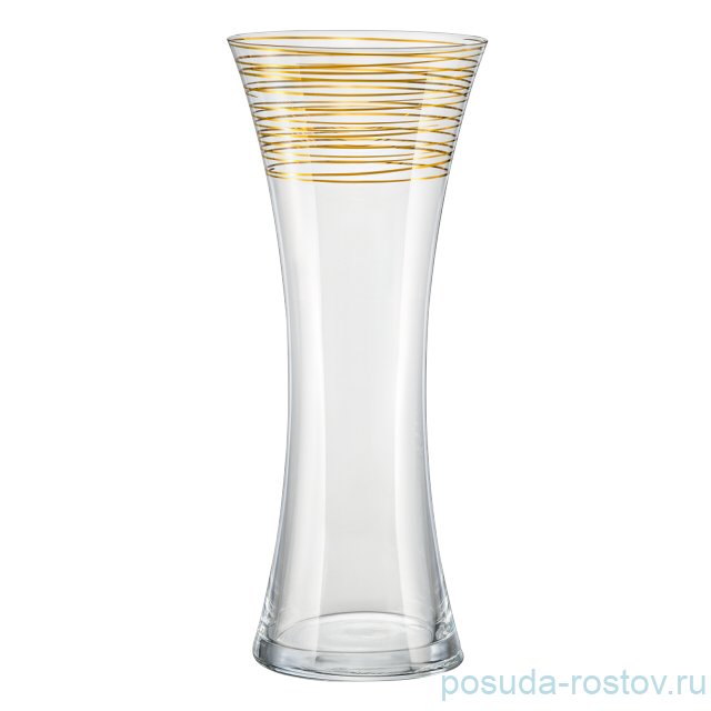 Ваза для цветов 34 см "Золотая спираль /8441" / 127559 Ваза для цветов 34 см "Золотая спираль /8441" / 127559