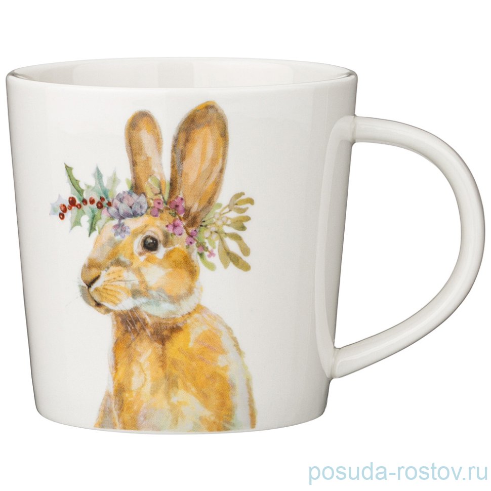 Кружка 420 мл "Лесная сказка /Заяц" / 259947
