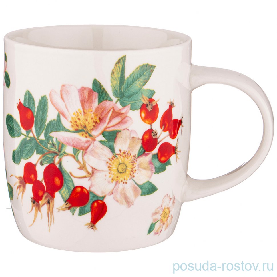 Кружка 355 мл "Ягодки /Шиповник" / 263939