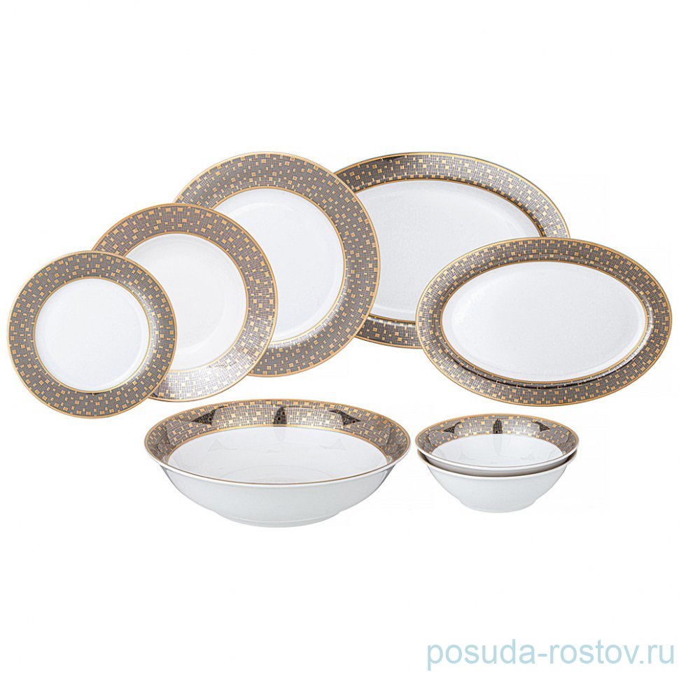 Столовый сервиз на 6 персон 23 предмета "Мерцание" / 342531 Столовый сервиз на 6 персон 23 предмета "Мерцание" / 342531