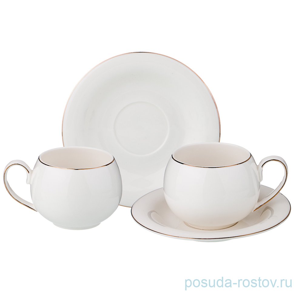 Набор чайных пар 200 мл 2 шт "Жасминовый" / 190659