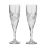 Бокалы для шампанского 180 мл 2 шт &quot;Эльза /Ветренник /Без декора&quot; ручная дошлифовка / 067119