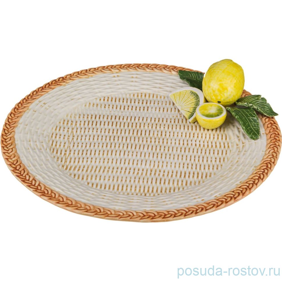 Блюдо 32 см круглое "Лимоны" / 170582