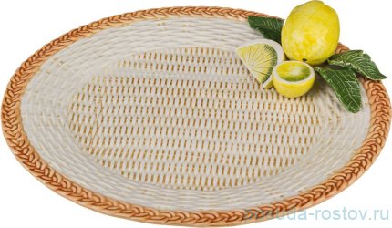 Блюдо 32 см круглое &quot;Лимоны&quot; / 170582