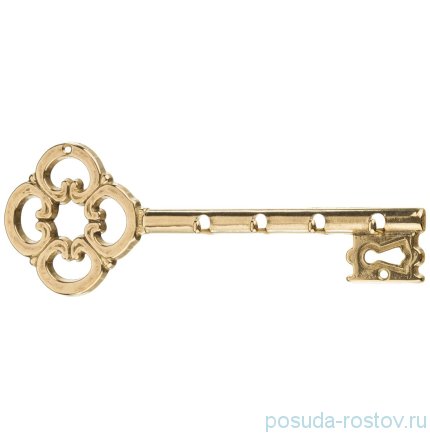 Вешалка для ключей 9 х 23 см латунь &quot;A.Livio /Ключ&quot; / 097738