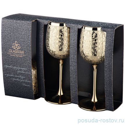 Бокалы для красного вина 300 мл 3 шт &quot;золотой либерти&quot; / 233398