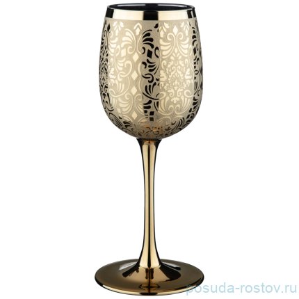 Бокалы для красного вина 300 мл 3 шт &quot;золотой либерти&quot; / 233398