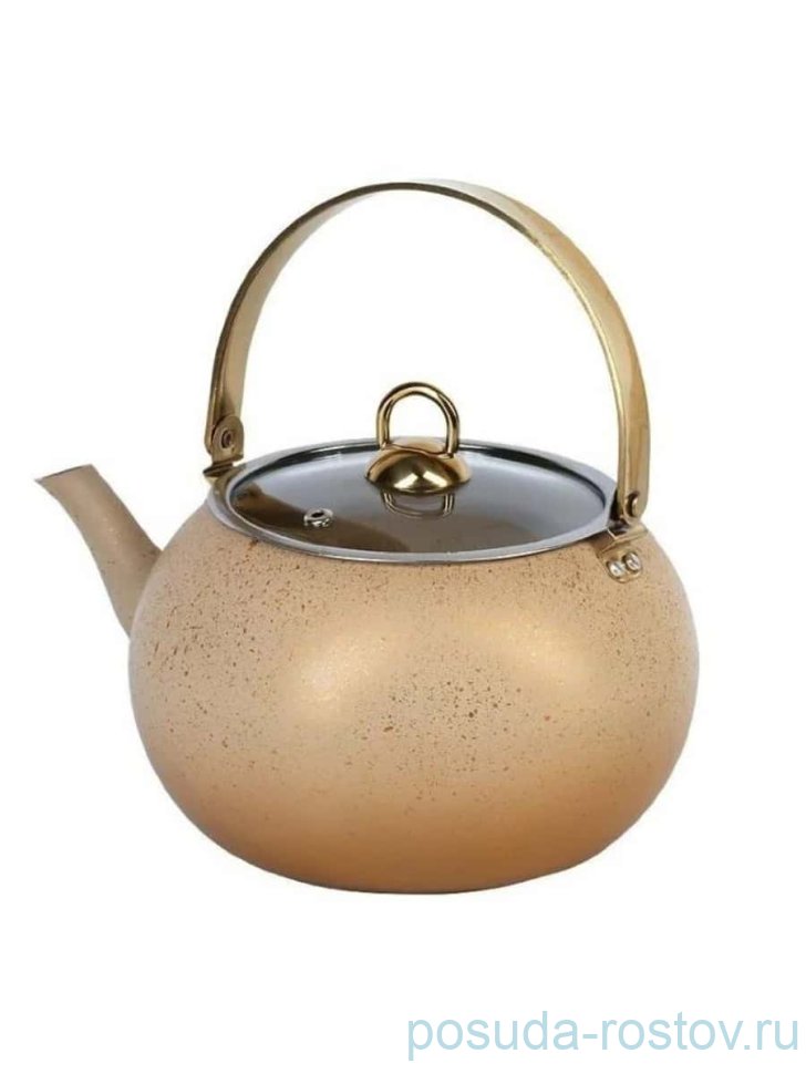 Чайник 3 л антипригарное покрытие песочный "TEAPOT SETS" / 295847