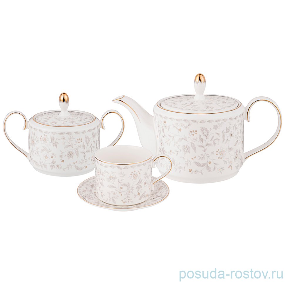 Чайный сервиз на 6 персон 14 предметов (без молочника) "Emily" / 245601