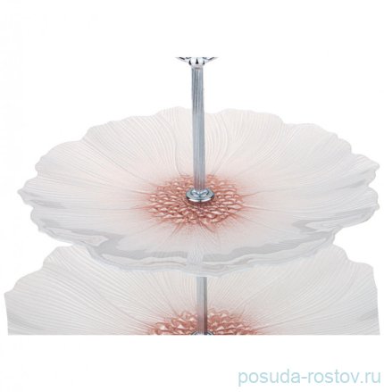 Этажерка 2-х ярусная &quot;Белый цветок&quot; (21, 28 см) / 269340