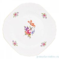 Набор тарелок 28 см 6 шт квадратные &quot;Бернадотт /Полевой цветок&quot; / 211350