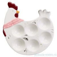 Блюдо для яиц 24,3 х 22 х 3 см &quot;Курочка /Funny hens&quot; / 368020