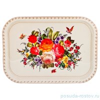 Поднос сервировочный 40 х 29 х 1,5 см прямоугольный &quot;Agness /Роскошный Сад&quot; / 195959