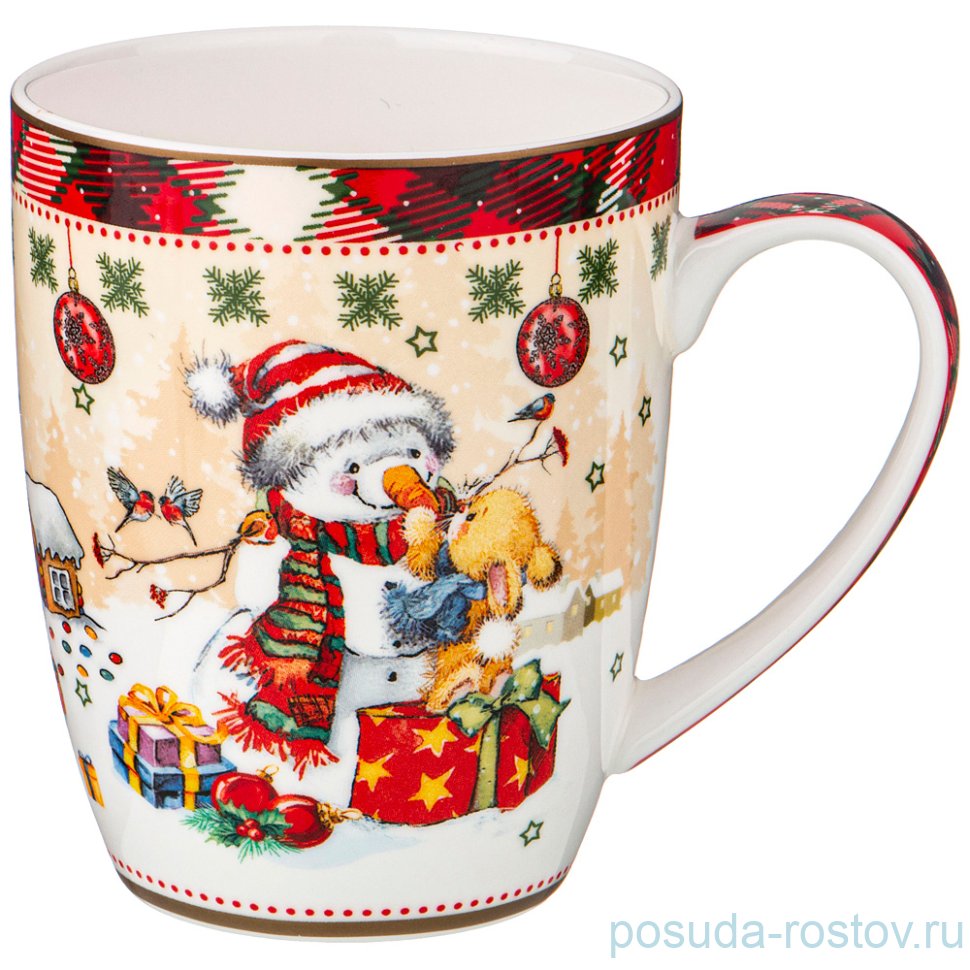 Кружка 400 мл "Снеговик" / 228625