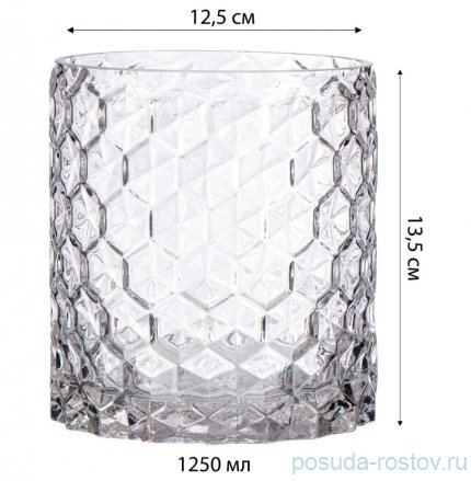 Ваза для цветов 12,5 х 13,5 см  / 310622