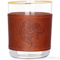 Стакан для виски 380 мл &quot;волк&quot; / 274837