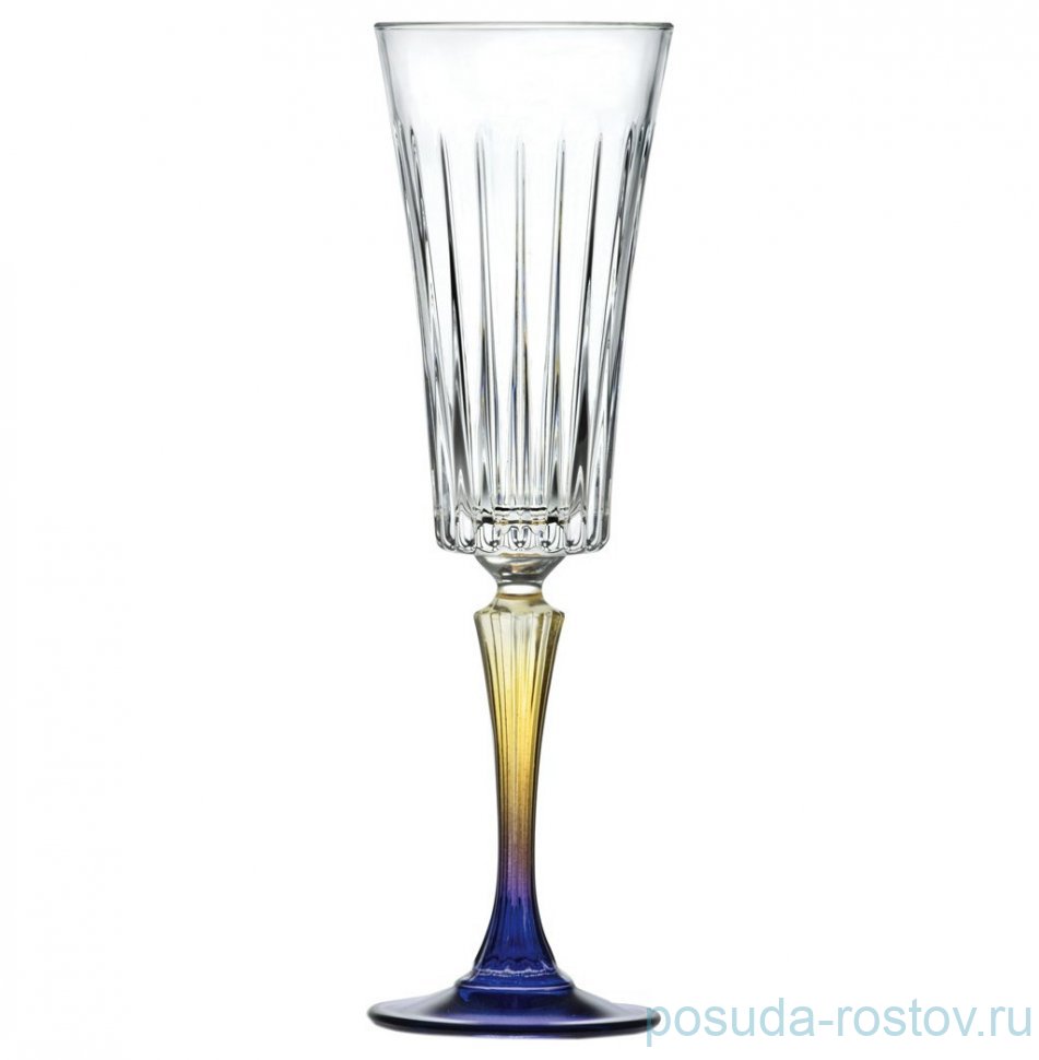 Бокалы для шампанского 210 мл 6 шт "Джипси /цветная ножка" / 117072 Бокалы для шампанского 210 мл 6 шт "Джипси /цветная ножка" / 117072
