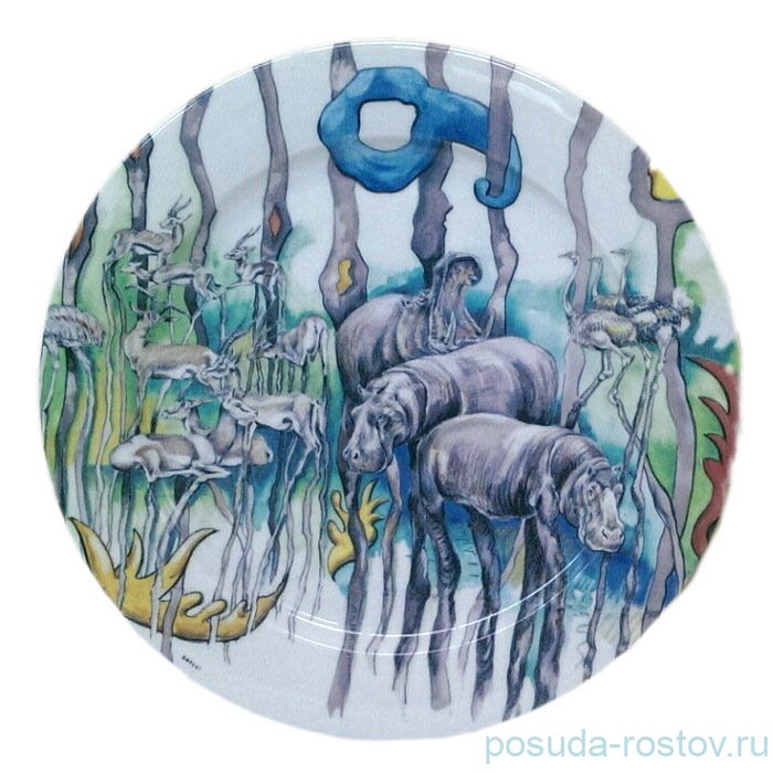 Тарелка для торта 27 см "Сабина /Сафари" / 158916 Тарелка для торта 27 см "Сабина /Сафари" / 158916