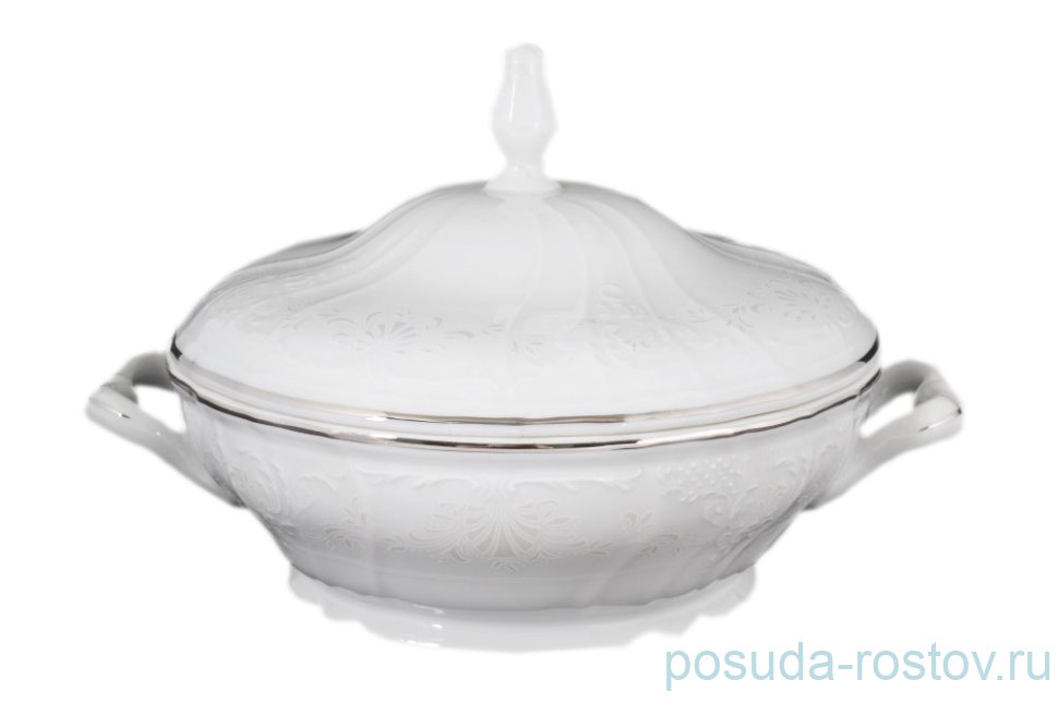 Супник 1,5 л "Бернадотт /Платиновый узор" / 090395 Супник 1,5 л "Бернадотт /Платиновый узор" / 090395