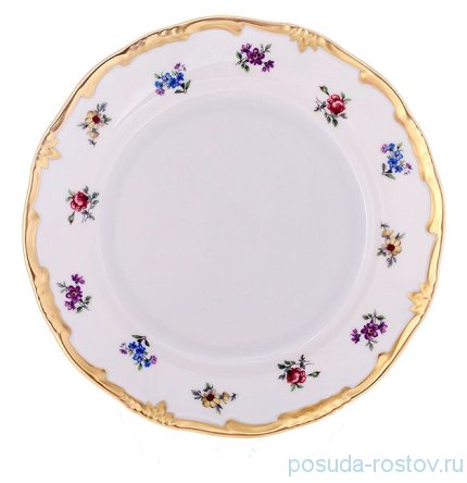 Набор тарелок 24 см 6 шт глубокие &quot;Мелкие цветы /1016&quot; / 015707