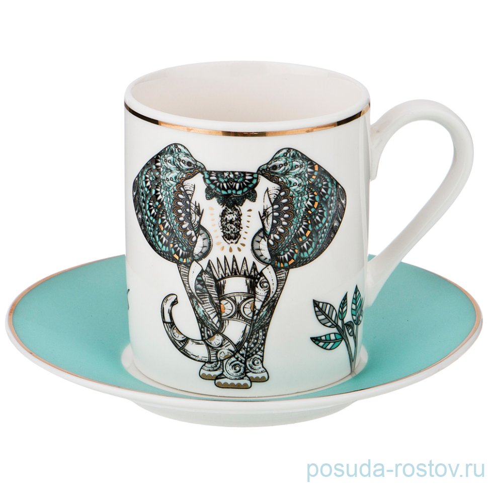 Кофейная пара 100 мл 1шт "Слон" / 200237 Кофейная пара 100 мл 1шт "Слон" / 200237