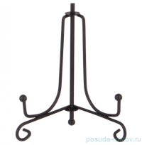 Набор подставок для тарелок 10 х 6 х 10 см 5 шт чёрные / 271204