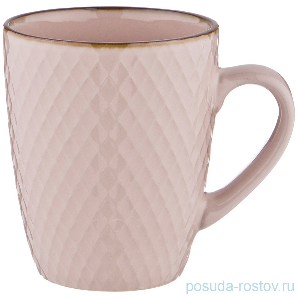 Кружка 320 мл "Графика /Розовый отлив" / 187549