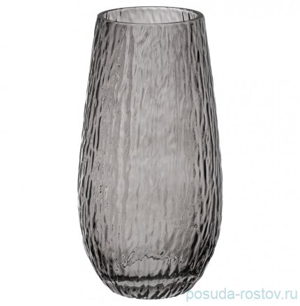 Ваза для цветов 22 см серая / 289412