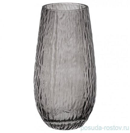 Ваза для цветов 22 см серая / 289412