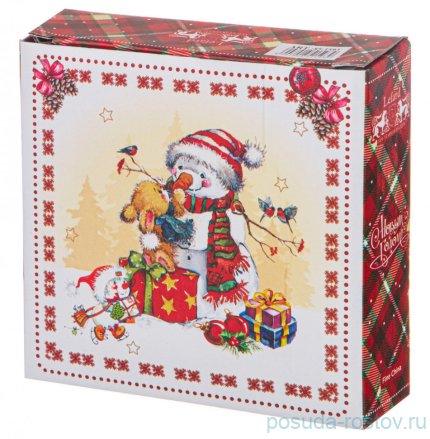 Розетка 12,5 х 3,5 см &quot;Снеговик /Подарки&quot; / 225179