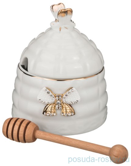 Ёмкость для меда 12 см с деревянной палочкой &quot;Venezia&quot; / 192136