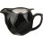 Заварочный чайник 500 мл с металлической крышкой чёрный / 228647