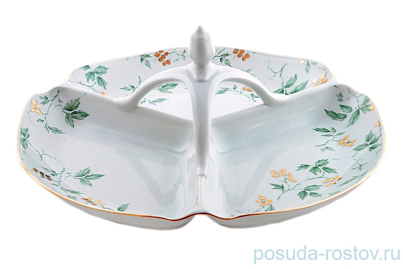 Менажница 29,5 см "Мэри-Энн /Зеленые листья" / 157927 Менажница 29,5 см "Мэри-Энн /Зеленые листья" / 157927