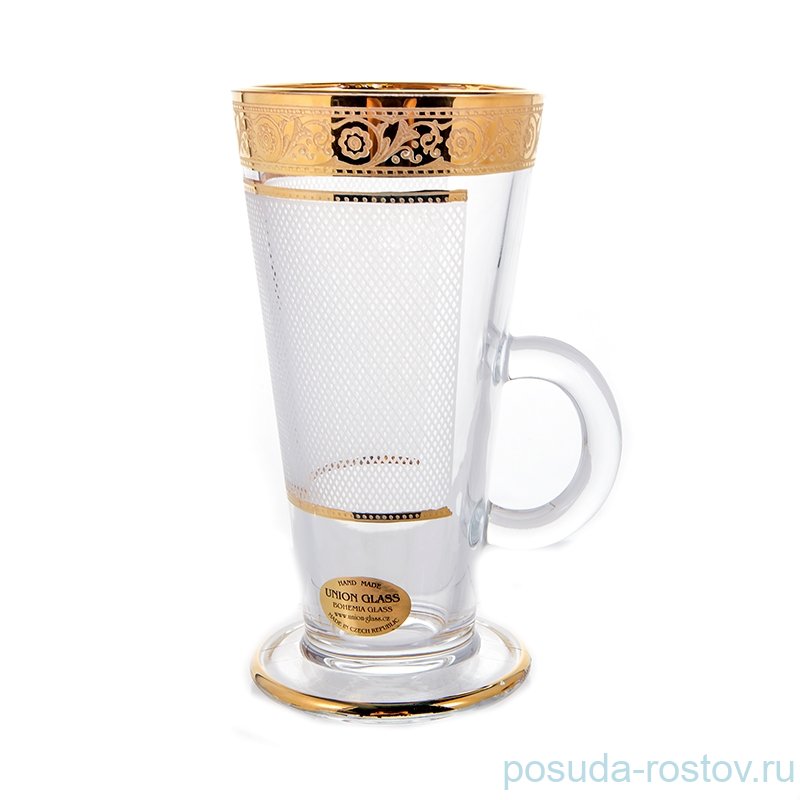 Набор кружек 6 шт "Акапулко /Каро /Золотой цветочный кант" / 125748 Набор кружек 6 шт "Акапулко /Каро /Золотой цветочный кант" / 125748